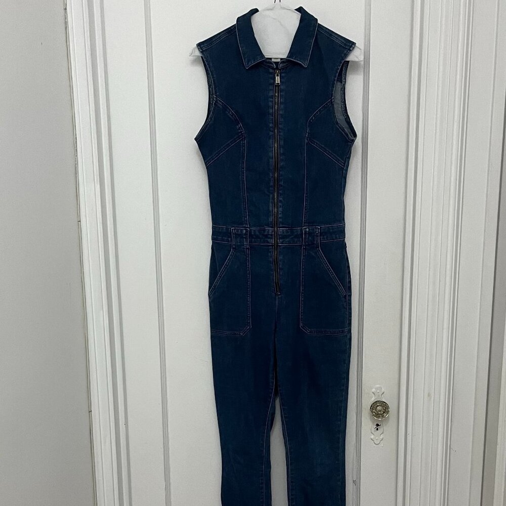 GUESS Denim Sleeveless Jumpsuit - W size 6